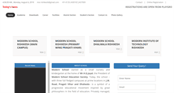 Desktop Screenshot of modernschoolrishikesh.com